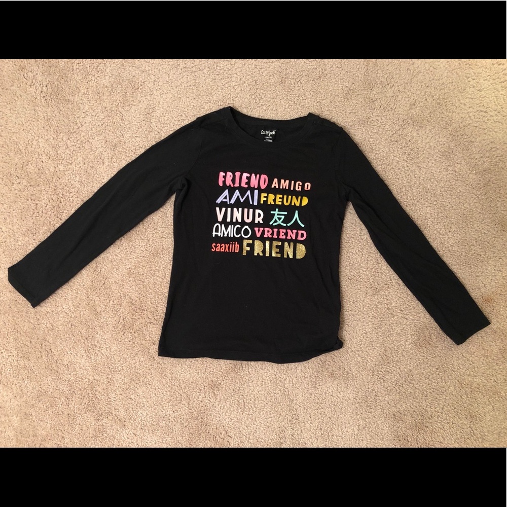 Girls Friend Language Longsleeve - Picture 1 of 2